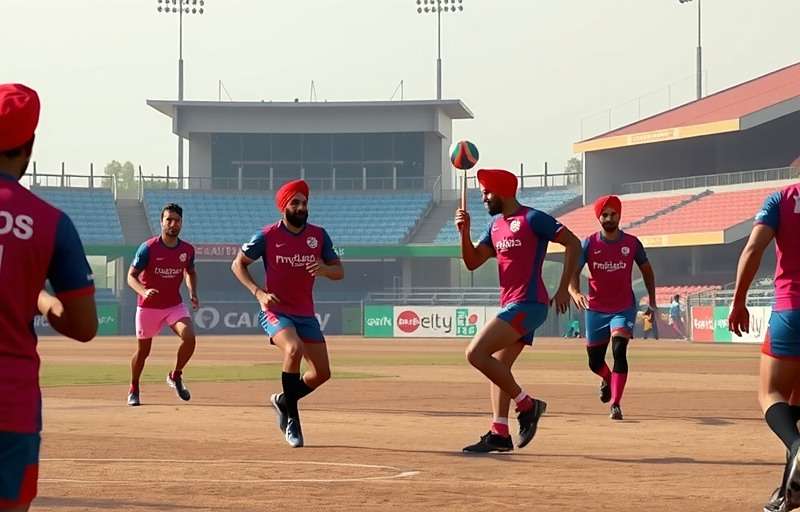 Punjab Powerhouses - Kabaddi match gameplay Punjab Powerhouses gameplay showing kabaddi match